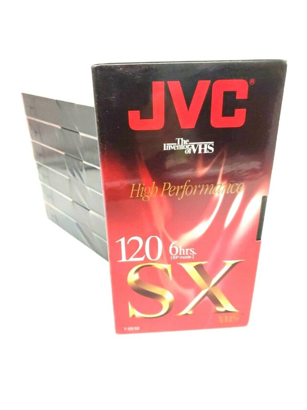 JVC VHS T-120 SX High Performance 6HR Single Blank Video Tape SEALED Lot of 7